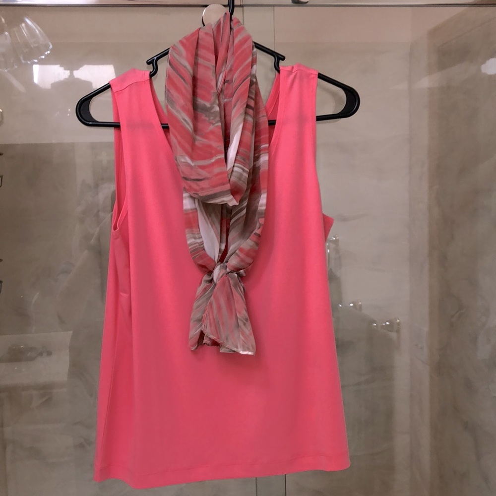Chico’s Easy Wear Top & Scarf